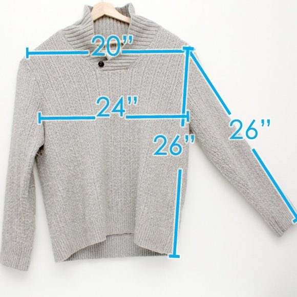 Lucky Brand Sweater Wool Cotton Cashmere Nylon XL - Picture 4 of 7